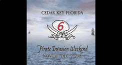 Desktop Screenshot of cedarkeypiratefest.com